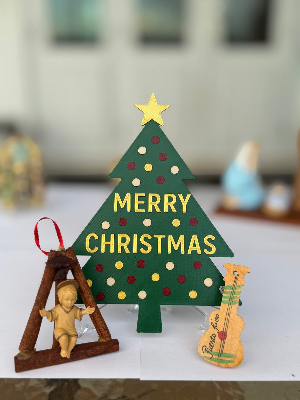 Merry Christmas Decor Card