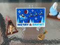 Merry & Bright Christmas Display Card