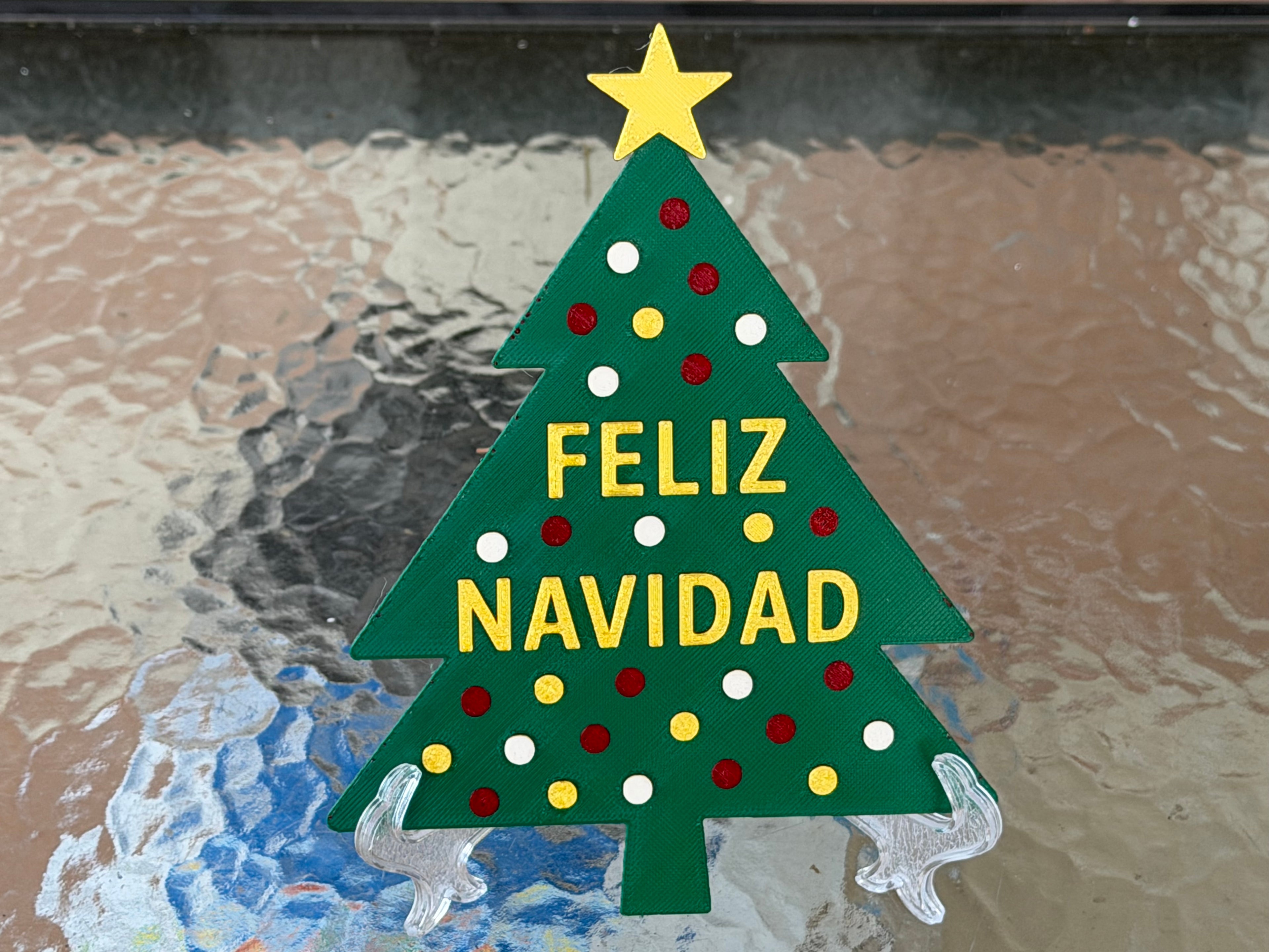 Árbol “Feliz Navidad”