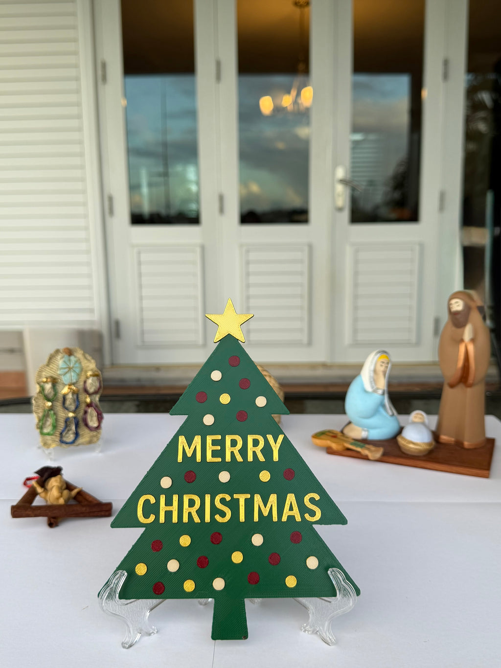 Merry Christmas Decor Card