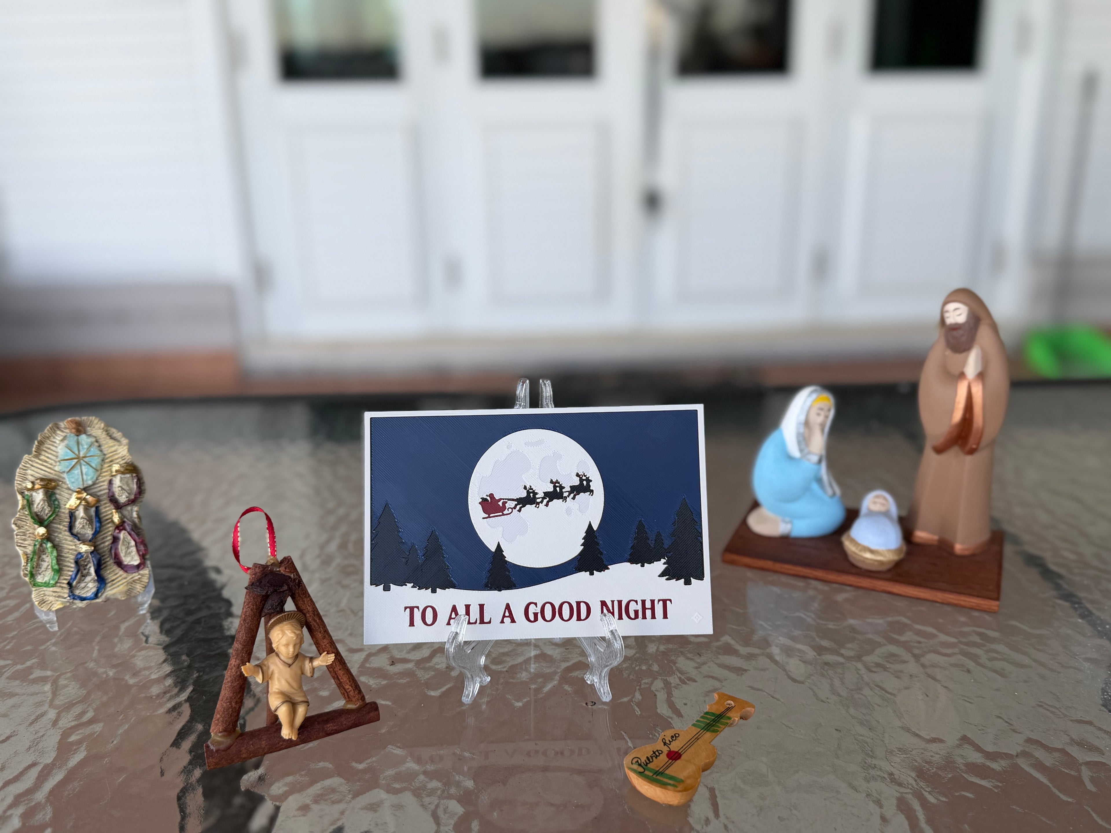 To All A Good Night Christmas Display Card